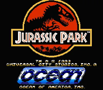 Jurassic Park (USA) screen shot title